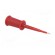 Clip-on probe | pincers type | 3A | 60VDC | red | Insulation: polyamide фото 8
