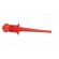 Clip-on probe | pincers type | 5A | 300VDC | red | Plating: gold-plated image 8