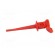 Clip-on probe | pincers type | 5A | 300VDC | red | Plating: gold-plated image 4