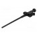 Clip-on probe | pincers type | 60VDC | black | 4mm | Overall len: 158mm image 1