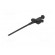 Clip-on probe | pincers type | 60VDC | black | 4mm | Overall len: 158mm image 2
