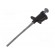 Clip-on probe | crocodile | 6A | black | Plating: nickel plated | 4mm image 1