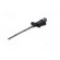 Clip-on probe | crocodile | 6A | black | Plating: nickel plated | 4mm image 3