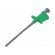 Clip-on probe | pincers type | 6A | green | Grip capac: max.4.5mm image 1