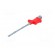 Clip-on probe | pincers type | 6A | red | Grip capac: max.4.5mm | 1000V image 3