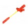 Clip-on probe | with puncturing point | 10A | 60VDC | red | 4mm | 30VAC image 1