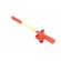 Clip-on probe | with puncturing point | 10A | 60VDC | red | 4mm | 30VAC image 4