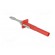 Clip-on probe | with puncturing point | 10A | red | 4mm | Ø: 4mm image 4