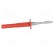 Clip-on probe | with puncturing point | 10A | red | 4mm | Ø: 4mm image 7