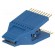 Test clip | PIN: 20 | blue | gold-plated | Application: SO,SOIC,SOJ image 1