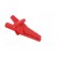 Crocodile clip | 10A | 600VDC | red | Grip capac: max.6mm image 8