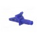 Crocodile clip | 10A | blue | max.25mm | Connection: 4mm socket фото 4
