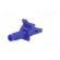 Crocodile clip | 10A | blue | max.25mm | Connection: 4mm socket image 6