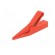 Crocodile clip | 10A | red | Grip capac: max.9.5mm | Socket size: 4mm image 2