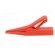 Crocodile clip | 10A | red | Grip capac: max.9.5mm | Socket size: 4mm image 3