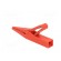 Crocodile clip | 10A | red | Grip capac: max.9.5mm | Socket size: 4mm image 4
