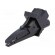 Crocodile clip | 12A | 600VDC | black | Grip capac: max.20mm фото 1