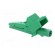 Crocodile clip | 12A | 600VDC | green | Grip capac: max.20mm фото 4
