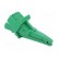 Crocodile clip | 12A | 600VDC | green | Grip capac: max.20mm фото 8