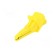 Crocodile clip | 12A | 600VDC | yellow | Grip capac: max.20mm image 2