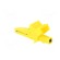 Crocodile clip | 12A | 600VDC | yellow | Grip capac: max.20mm paveikslėlis 4