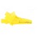 Crocodile clip | 12A | 600VDC | yellow | Grip capac: max.20mm paveikslėlis 7