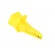 Crocodile clip | 12A | 600VDC | yellow | Grip capac: max.20mm фото 8