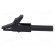 Crocodile clip | 15A | black | Grip capac: max.12mm | Socket size: 4mm image 3