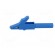 Crocodile clip | 15A | blue | 4mm | Conform to: EN61010 300VCAT II image 3