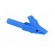 Crocodile clip | 15A | blue | Grip capac: max.12mm | Socket size: 4mm фото 8