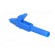 Crocodile clip | 15A | blue | Grip capac: max.12mm | Socket size: 4mm фото 4