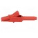 Crocodile clip | 15A | red | Grip capac: max.6mm | Socket size: 4mm image 3