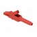 Crocodile clip | 15A | red | Grip capac: max.6mm | Socket size: 4mm image 4
