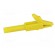 Crocodile clip | 15A | yellow | Grip capac: max.12mm | Contacts: brass paveikslėlis 7