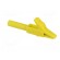 Crocodile clip | 15A | yellow | Grip capac: max.12mm | Contacts: brass paveikslėlis 8