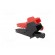 Crocodile clip | 20A | red and black | Grip capac: max.20mm | 1kV фото 4