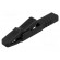 Crocodile clip | 25A | black | Grip capac: max.9.5mm | 1.5mm2 фото 1