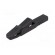 Crocodile clip | 25A | black | Grip capac: max.9.5mm | 1.5mm2 image 2