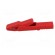 Crocodile clip | 25A | red | Grip capac: max.9.5mm | Socket size: 4mm фото 3