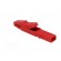 Crocodile clip | 25A | red | Grip capac: max.9.5mm | Socket size: 4mm фото 4
