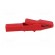 Crocodile clip | 25A | red | Grip capac: max.9.5mm | Socket size: 4mm фото 7