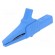 Crocodile clip | 32A | 1kVDC | blue | Grip capac: max.20mm image 1