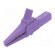 Crocodile clip | 32A | 1kVDC | violet | Grip capac: max.20mm image 1