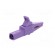 Crocodile clip | 32A | 1kVDC | violet | Grip capac: max.20mm фото 6