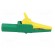 Crocodile clip | 32A | 1kVDC | yellow-green | Grip capac: max.20mm фото 7