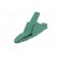 Crocodile clip | 34A | green | Grip capac: max.30mm | Socket size: 4mm image 2