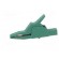 Crocodile clip | 34A | green | Grip capac: max.30mm | Socket size: 4mm фото 3