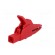 Crocodile clip | 34A | red | Grip capac: max.30mm | Socket size: 4mm paveikslėlis 6