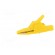Crocodile clip | 34A | yellow | Grip capac: max.30mm | 300V фото 3