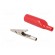 Crocodile clip | 5A | 70VDC | red | Grip capac: max.7.62mm image 4